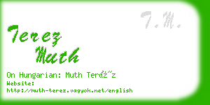 terez muth business card